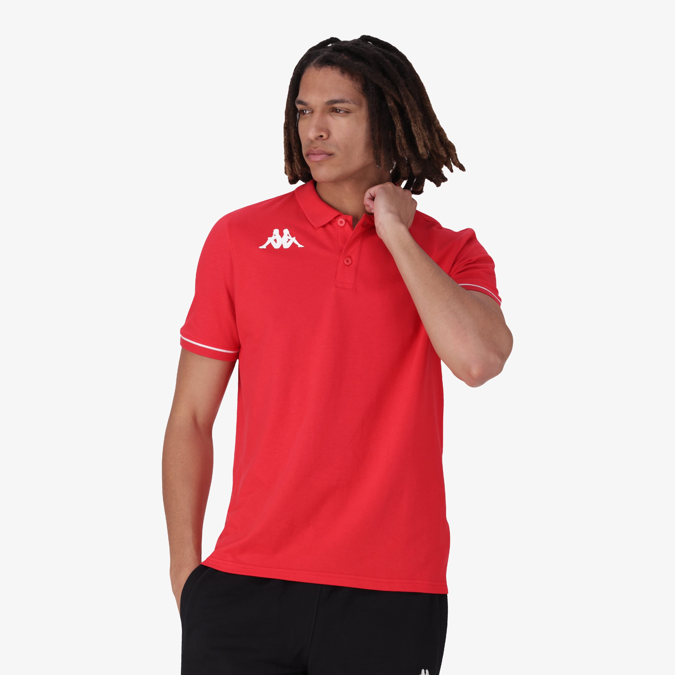 Barli Polo - Red/White - Image 3