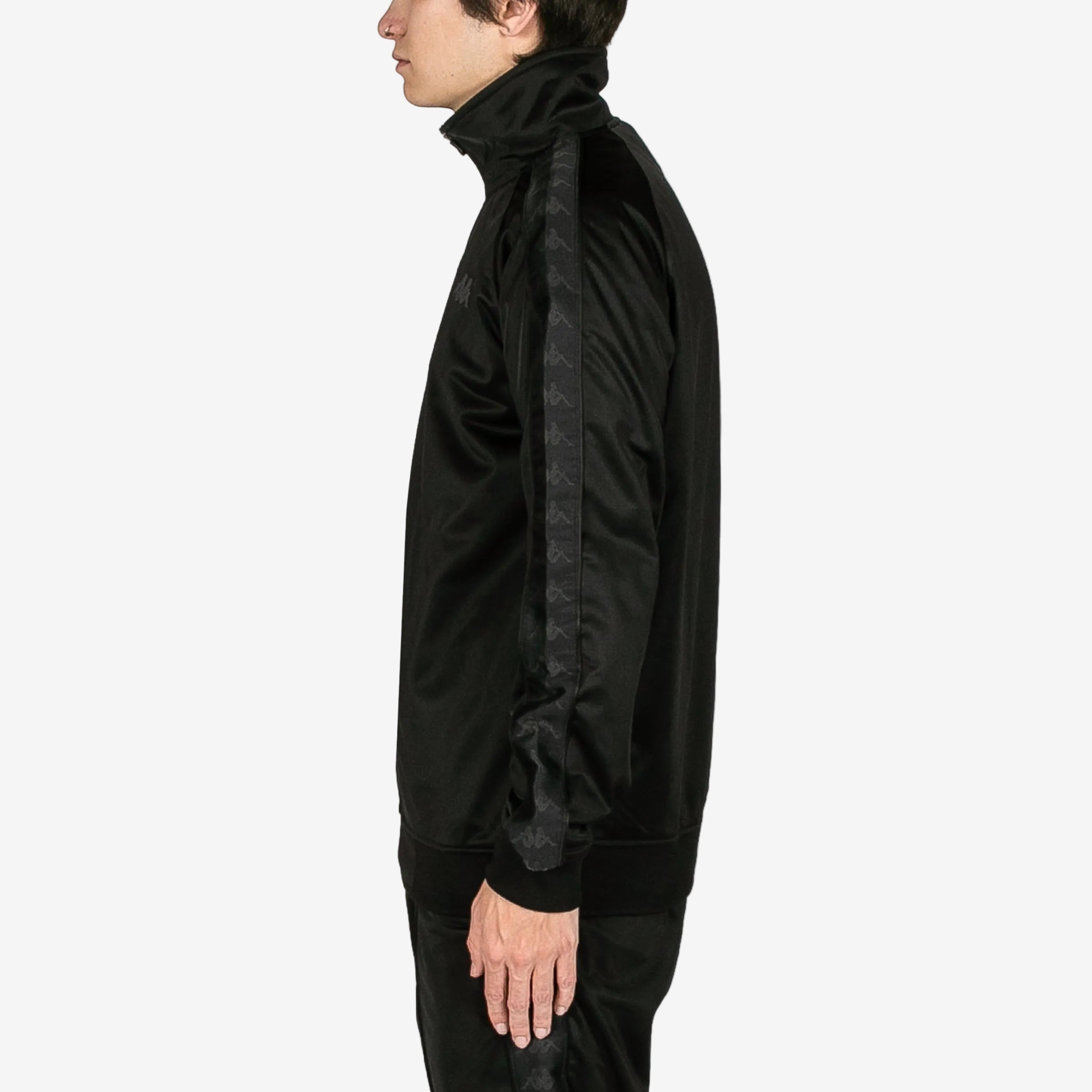 222 Banda Anniston Track Jacket - Black / Jet Black - Image 3
