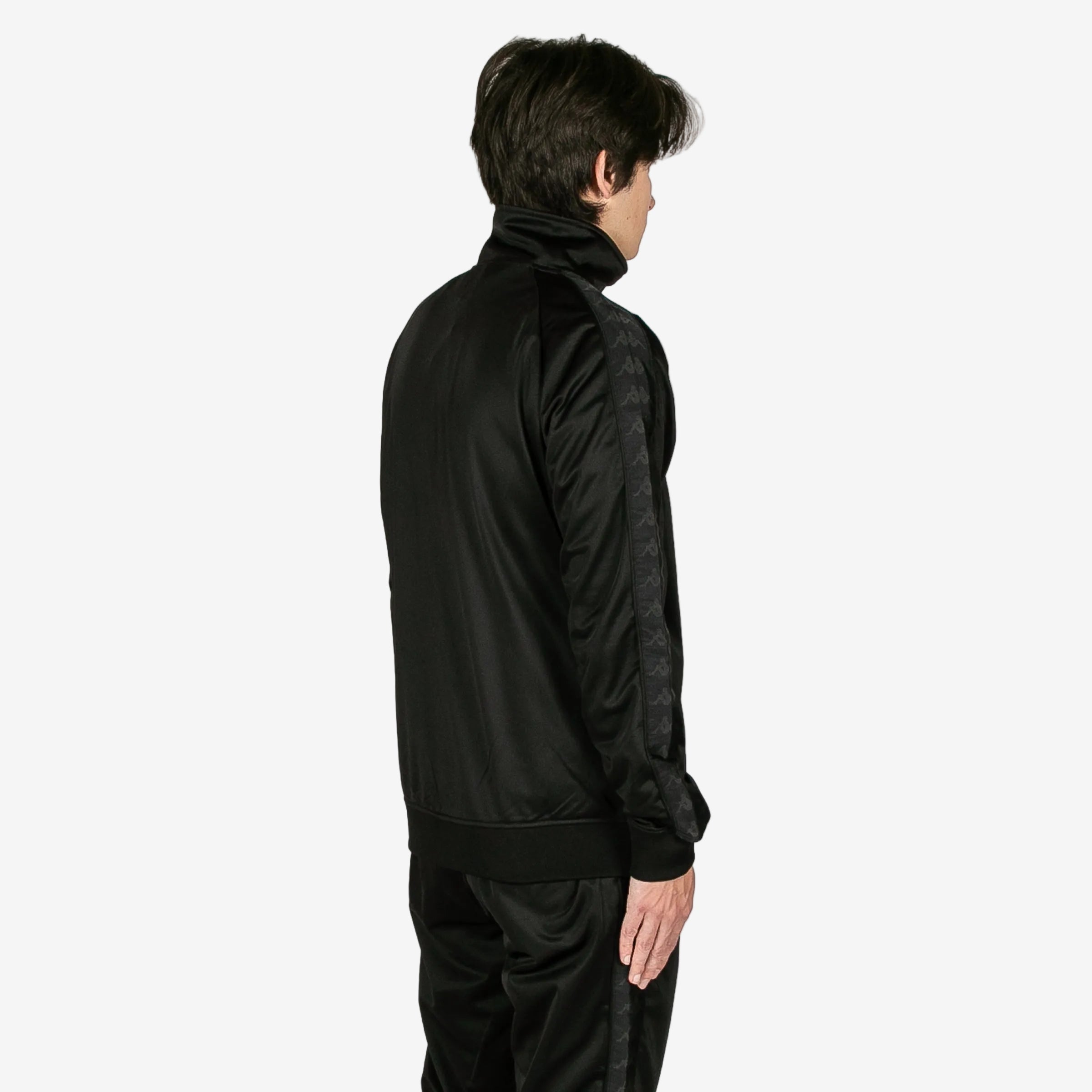 222 Banda Anniston Track Jacket - Black / Jet Black - Image 4